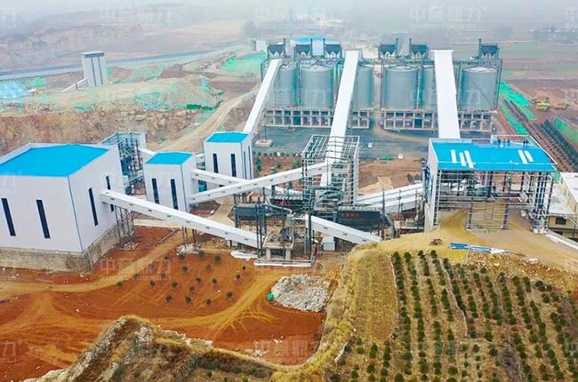 永發(fā)石料有限公司時(shí)產(chǎn)1000噸砂石骨料生產(chǎn)線圖片