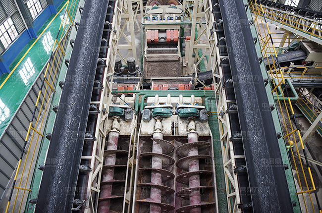 螺旋洗砂機(jī)使用現(xiàn)場(chǎng)