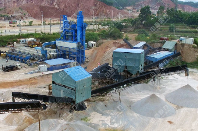 加工機制砂的生產(chǎn)線