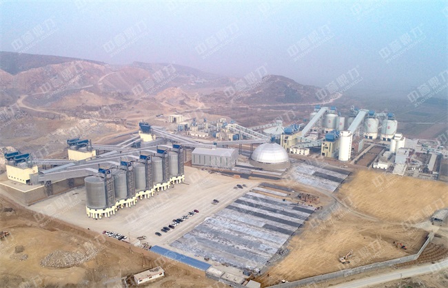 萬有石料廠生產(chǎn)線航拍圖