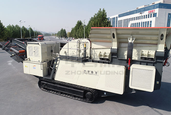 履帶移動錘式破碎站